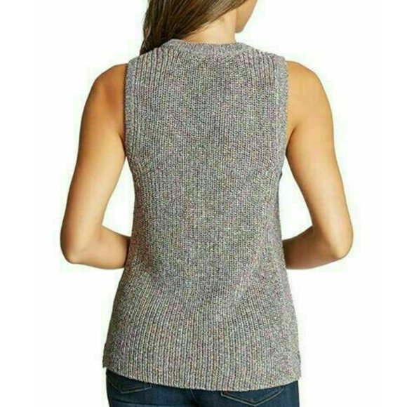 Ella Moss Ladies' Marge Ribbed Knit Sleeveless Sweater Tank XXL Mood Indigo NWT - Picture 3 of 14
